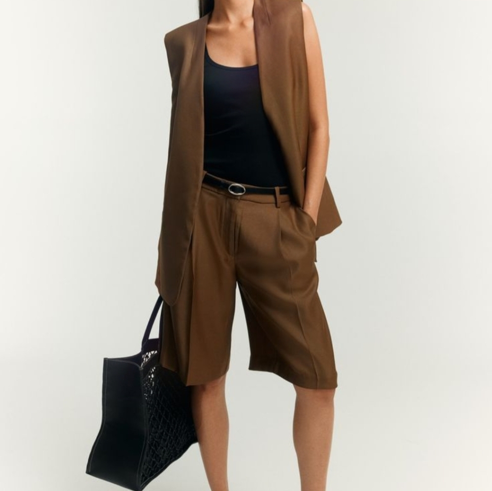 Chocolate Brown Bermuda Shorts